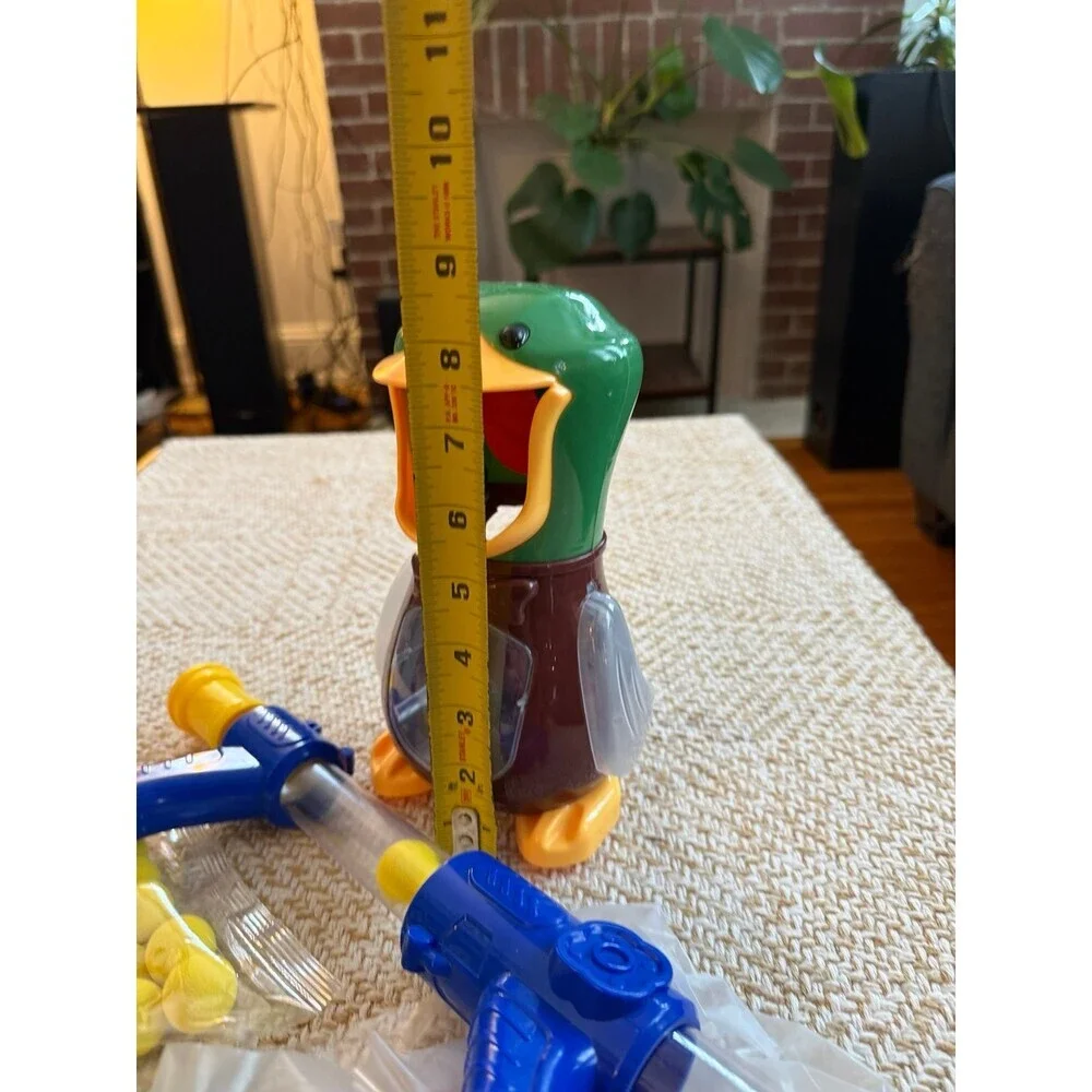 Dinosaur & Duck Ball Popper Toy Set with Foam Balls